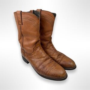 JUSTIN BOOTS vintage roper boots